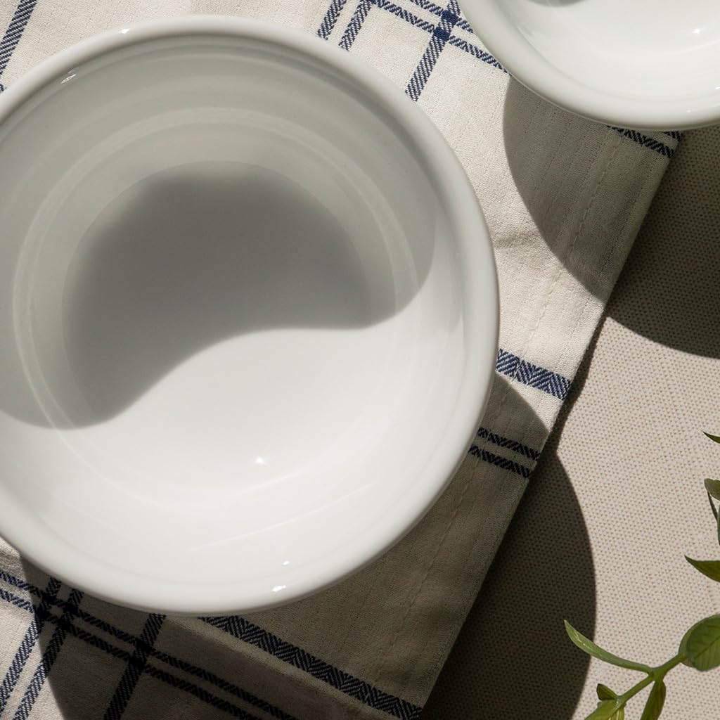 Corelle 3125 Vitrelle Glass Winter Frost Cereal Bowl, White, 18 oz, Pack of 6