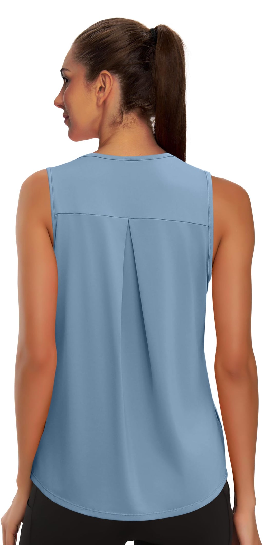 WIHOLL Workout Tops for Women Summer Athletic Tank Tops Sleeveless Shirts Beach Lightweight Gym Clothes
