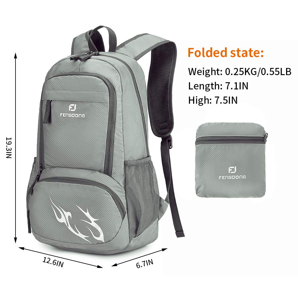 FENGDONG 35L Lightweight Foldable Waterproof Packable Travel Small Hiking Backpack Daypack for men women