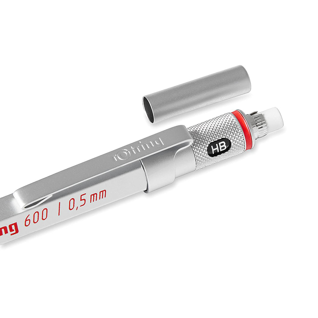 rOtring 600 Mechanical Pencil, 0.5mm, Black Barrel - For Writing, Drafting, Engineering, Architecture Professionals