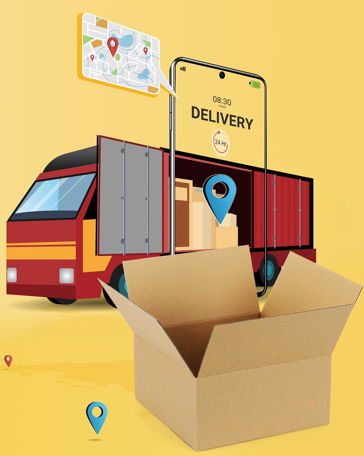 40-Pack-Small-Shipping-Boxes-6x4x4, Corrugated-Cardboard-Boxes-for-Packaging-Small-Business, Brown-Boxes-Mailers