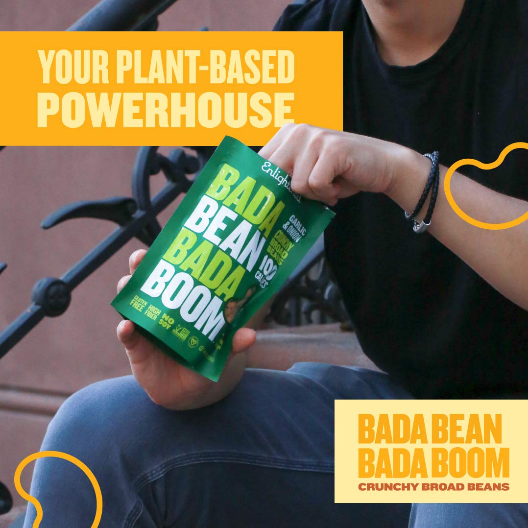 Bada Bean Bada Boom, Crunchy Roasted Broad Bean Snacks (Fava), High Protein, Vegan, Gluten-free - 110 Calorie Packs, Buffalo Wing, 4.5 Ounce (Pack of 6)