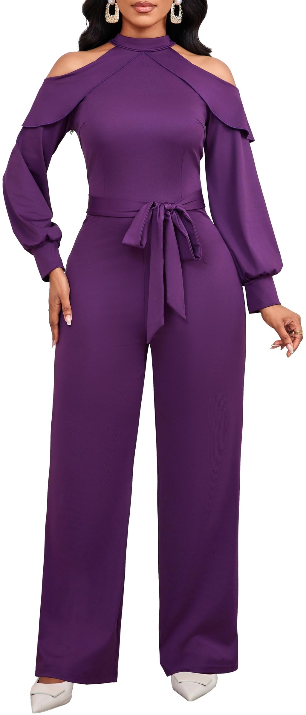 Jumpsuit for Women Sexy Elegant Long Straight Pants Cocktail Printing Jumpsuits Party Club with Zipper
