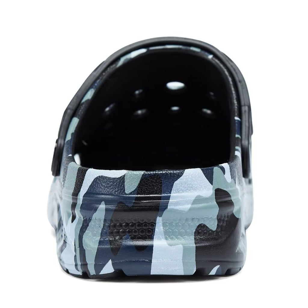 Kids Boys&Girls Black Camouflage Clogs Children's Beach Shoes Classic Marbled Tie Dye Clog Little Kid
