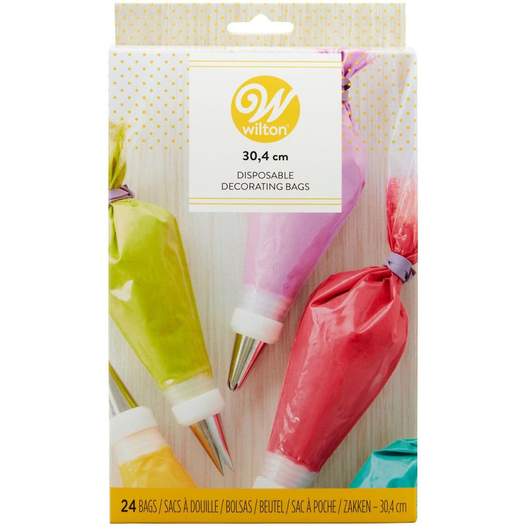 Wilton Disposable Decorating Bags - Piping, Icing & Cake Decorating - Perfect for Baking Creations - Baking Accessories - Packaging May Vary - 12-Inch, 100 Count