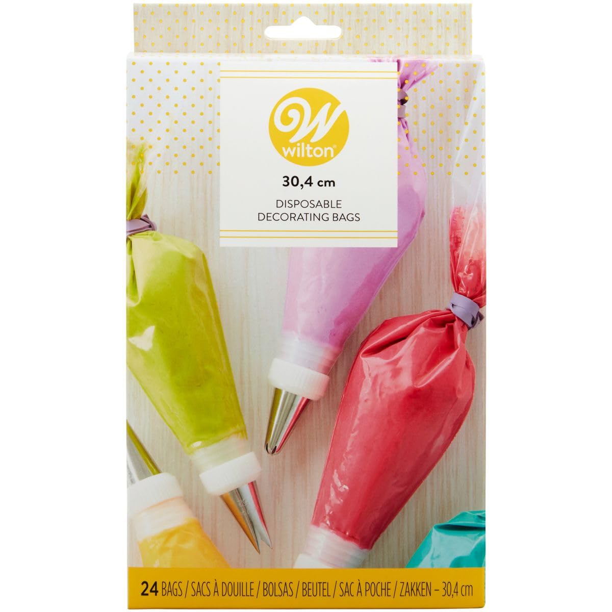 Wilton Disposable Decorating Bags - Piping, Icing & Cake Decorating - Perfect for Baking Creations - Baking Accessories - Packaging May Vary - 12-Inch, 100 Count