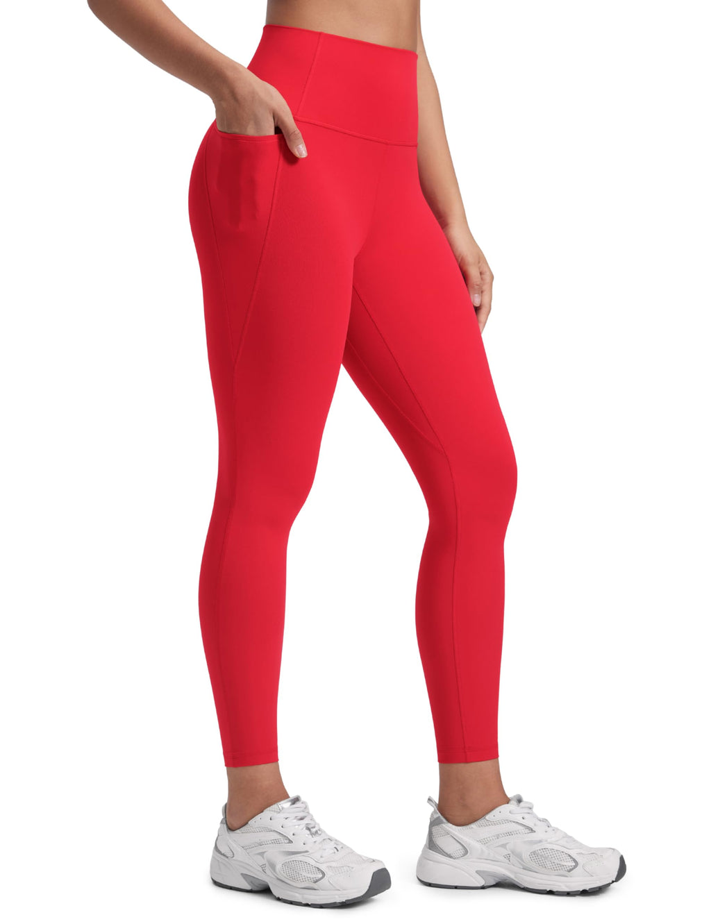 CRZ YOGA Butterluxe Workout Leggings Pockets 25'' - High Waisted Gym Womens Yoga Pants Buttery Soft