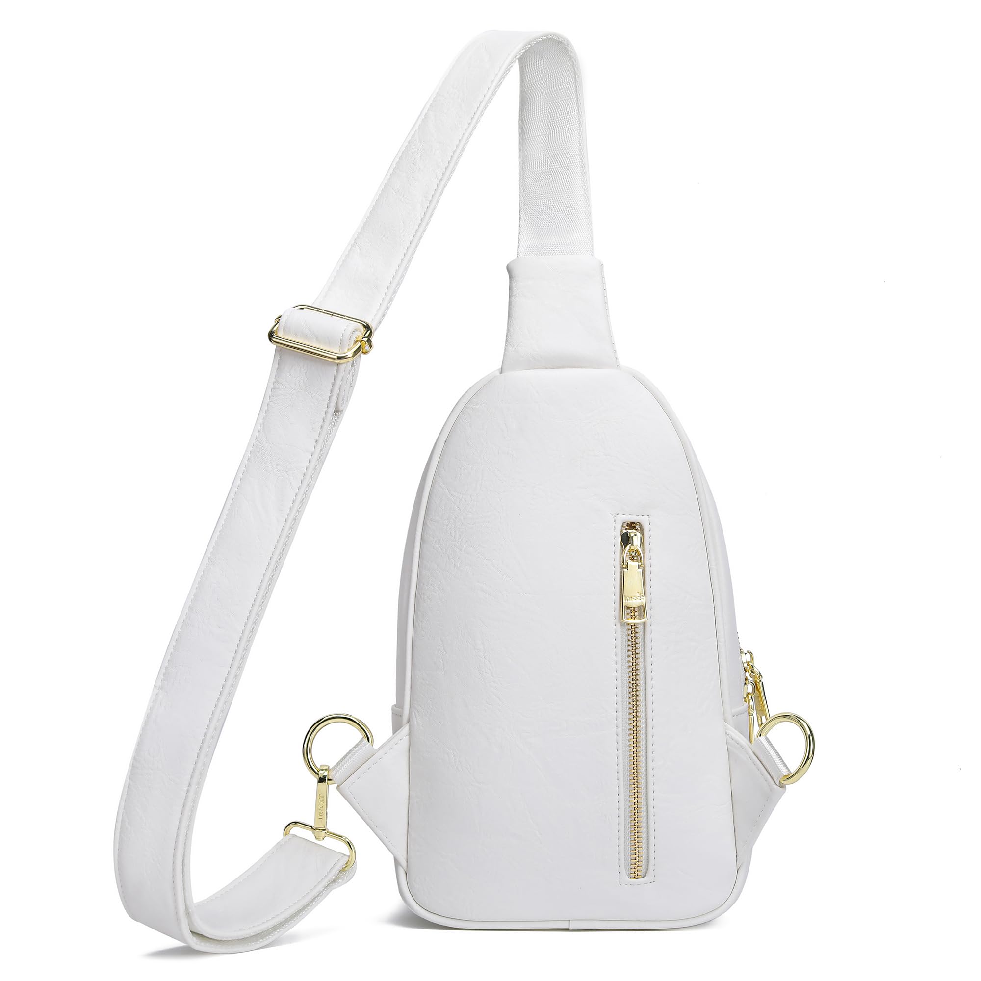 INICAT Small Crossbody Sling Bags Faux Leather Fanny Packs Purses for Women Everyday & Travel