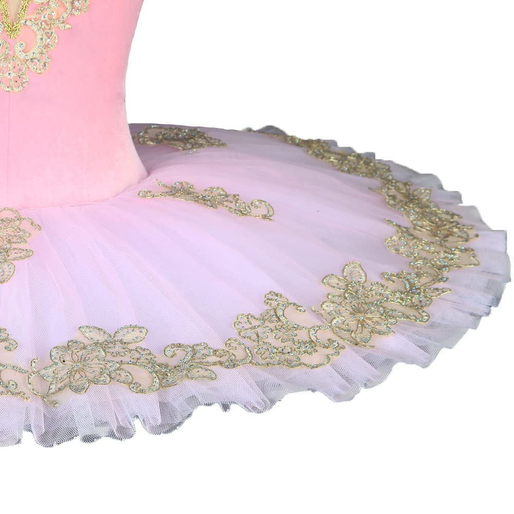MTPLOP Swan Lake Performance Costume Ballet Dress White Sarong Competition Tutu Kids Adult Ballet Puffy Skirt
