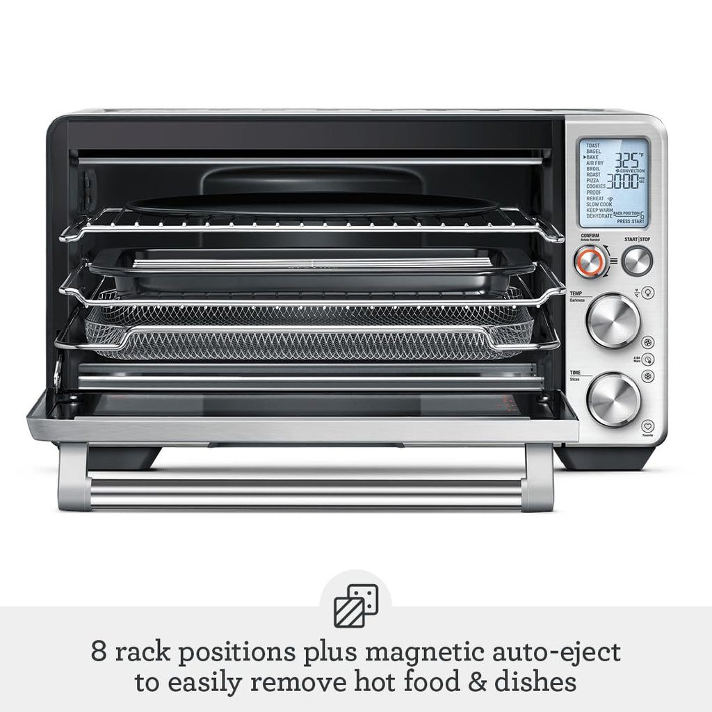 Breville BOV950BST Joule Smart Countertop Oven Air Fryer Pro, Black Stainless Steel