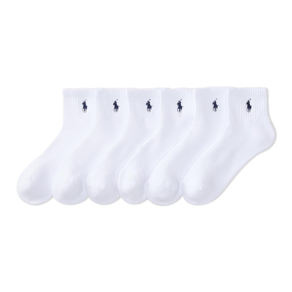 POLO RALPH LAUREN Men's Performance Cotton Quarter Socks