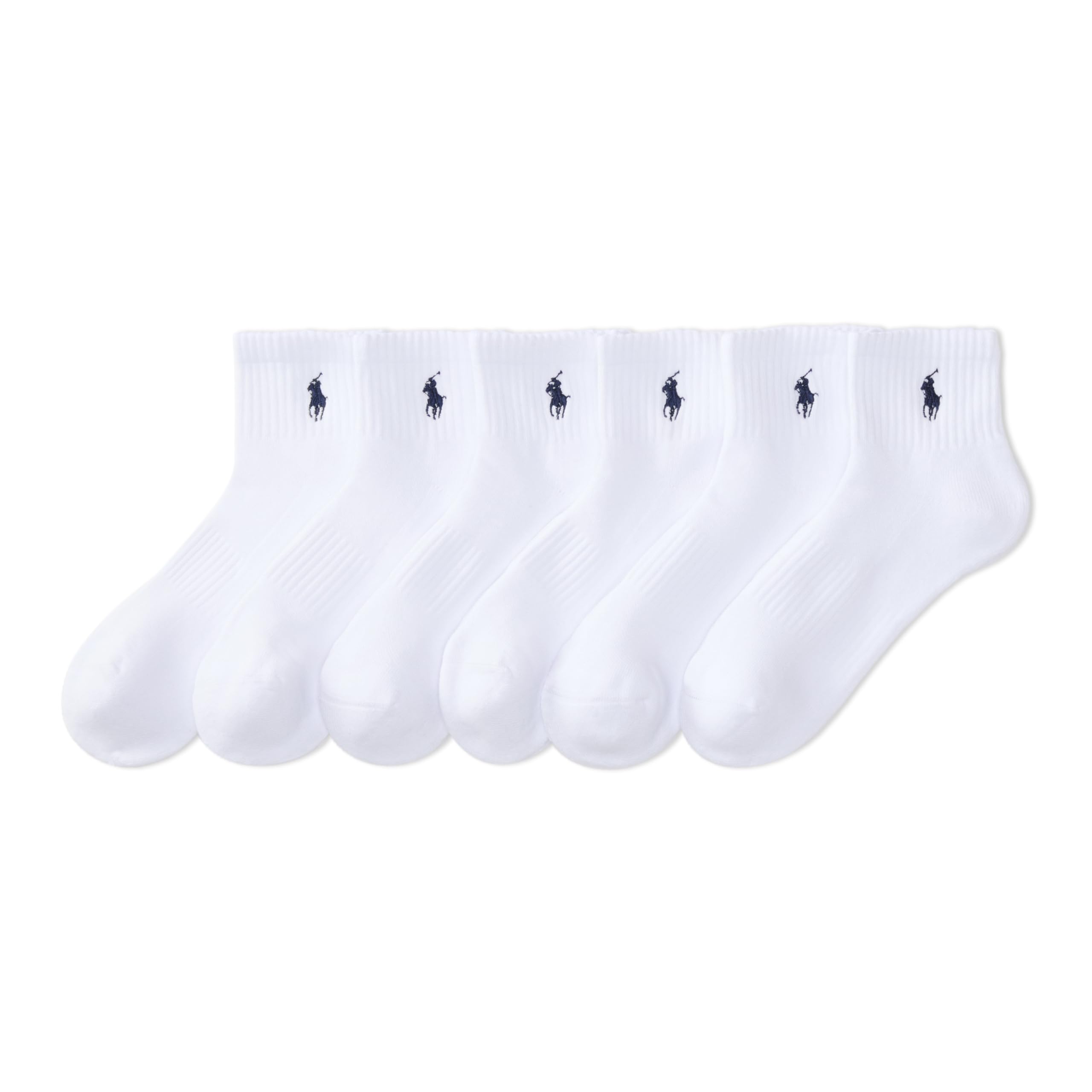 POLO RALPH LAUREN Men's Performance Cotton Quarter Socks