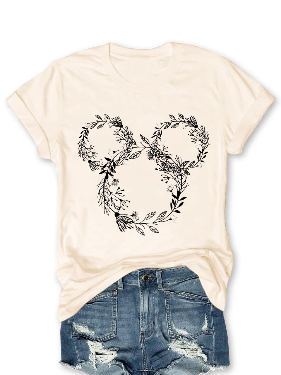 Magic Kingdom Castle Shirt Casual Vacation Holiday Short Sleeve Boho Clothes for Women Summer Cute Tops