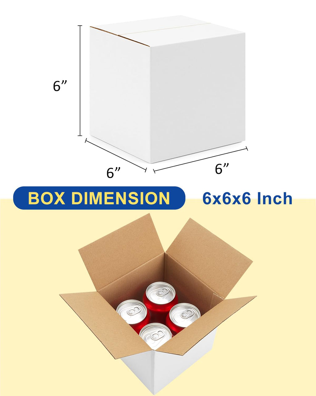 40-Pack-Small-Shipping-Boxes-6x4x4, Corrugated-Cardboard-Boxes-for-Packaging-Small-Business, Brown-Boxes-Mailers