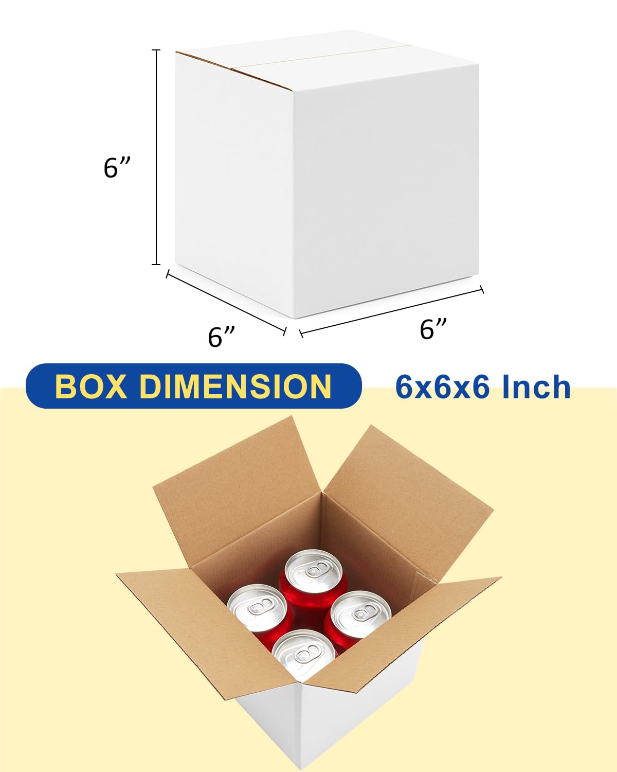 40-Pack-Small-Shipping-Boxes-6x4x4, Corrugated-Cardboard-Boxes-for-Packaging-Small-Business, Brown-Boxes-Mailers