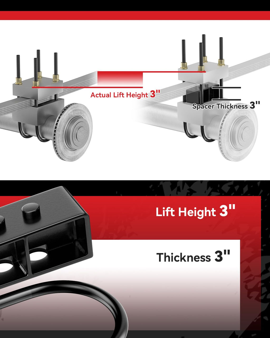 PROEZE 1.5" Front Leveling Lift Kits for 2004-2024 F150 2003-2018 Expedition 2005-2008 Mark LT, 1.5'' Forged Front Strut Spacers Lift Kits