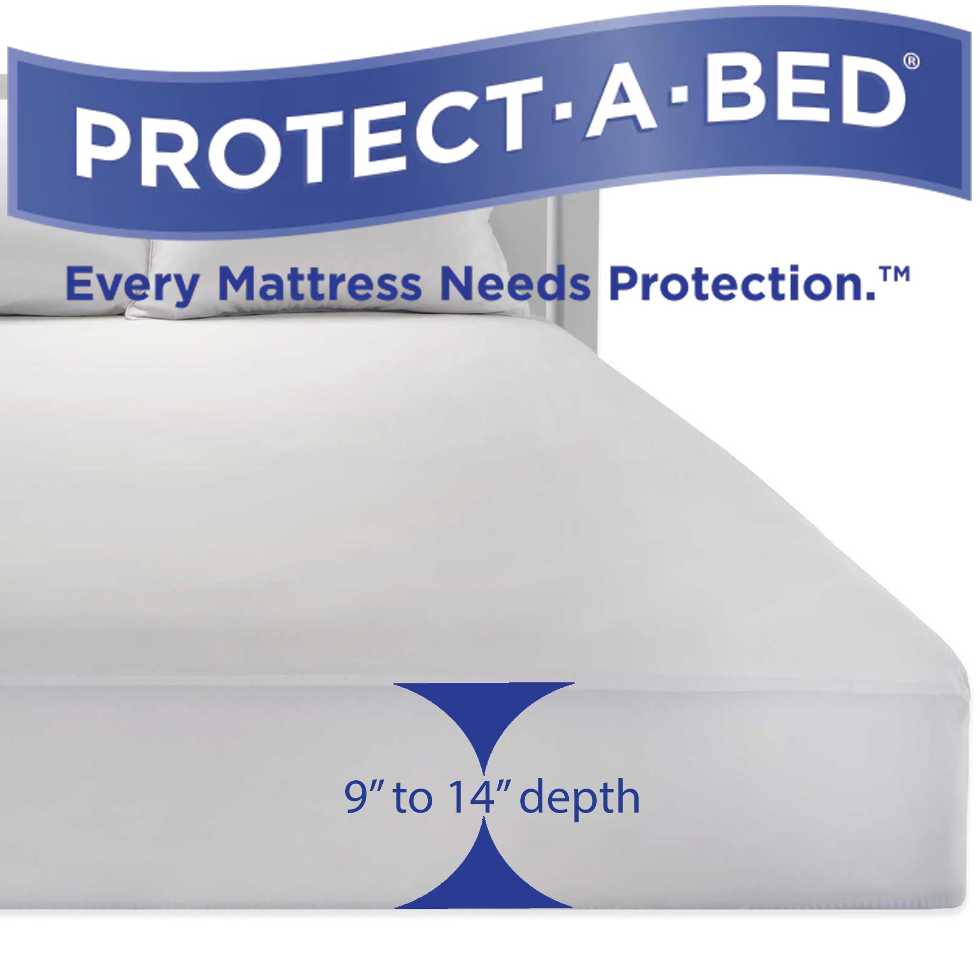 Arctic Chill Mattress Protector, Protect-A-Bed, Waterproof, 5-Sided, Twin