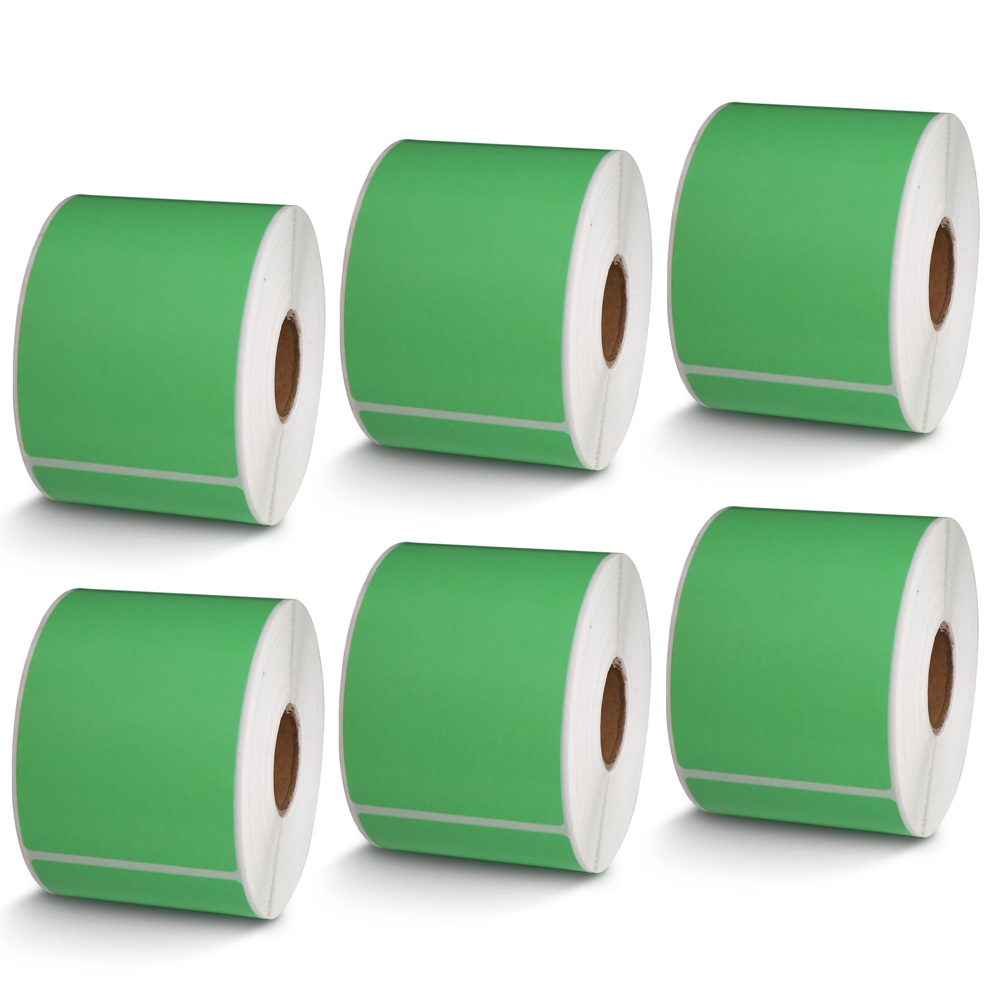 BETCKEY - 1" x 0.5" Small Labels Compatible with Zebra & Rollo Label Printer, Premium Adhesive & Perforated[Light Blue, 6 Rolls, 14580 Labels]