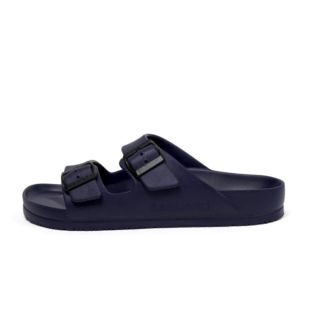SAGUARO Men's Women's Comfort Double Buckle Sandals Lightweight Adjustable EVA Sandals with Rubble Sole