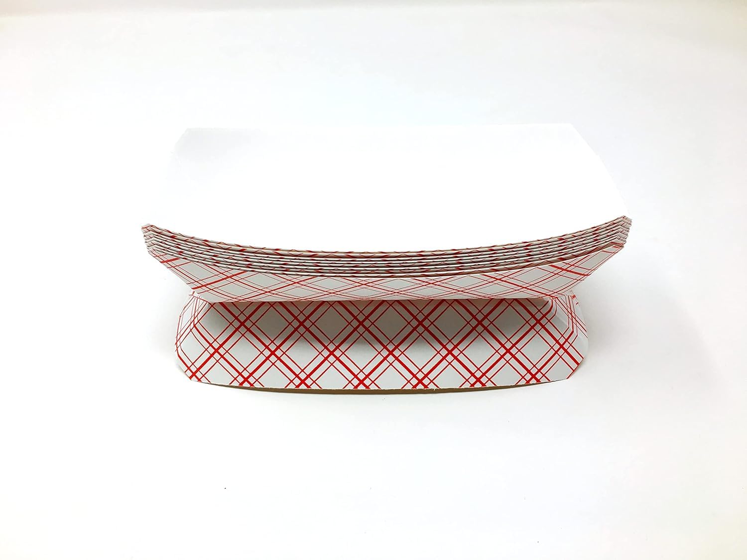 Mr Miracle 7 Inch Paper Hot Dog Tray in Kraft Paper. Pack of 25. Disposable, Recyclable and Fully Biodegradable. Made in USA