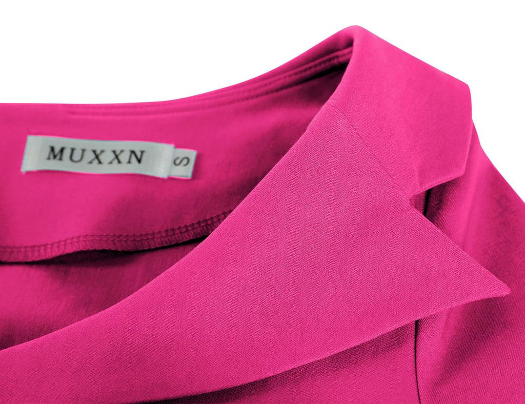 MUXXN Women's Classic Vintage Sweetheart Neckline Cocktail Prom Tea Dress