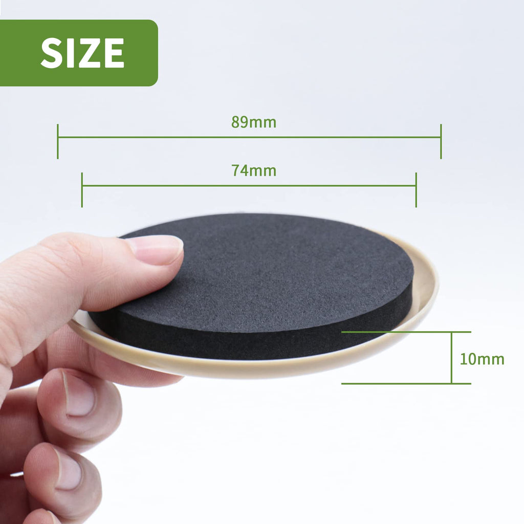 Furniture Sliders for Carpet 4 PCS - 9 1/2 inch Furniture Moving Slider Chair Legs Floors Protectors– Move Your Furniture Easy & Safely (for Carpet)