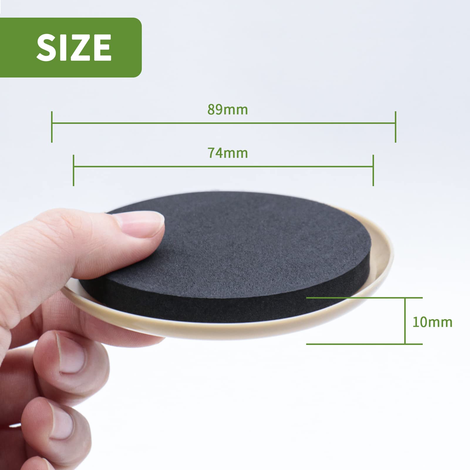 Furniture Sliders for Carpet 4 PCS - 9 1/2 inch Furniture Moving Slider Chair Legs Floors Protectors– Move Your Furniture Easy & Safely (for Carpet)