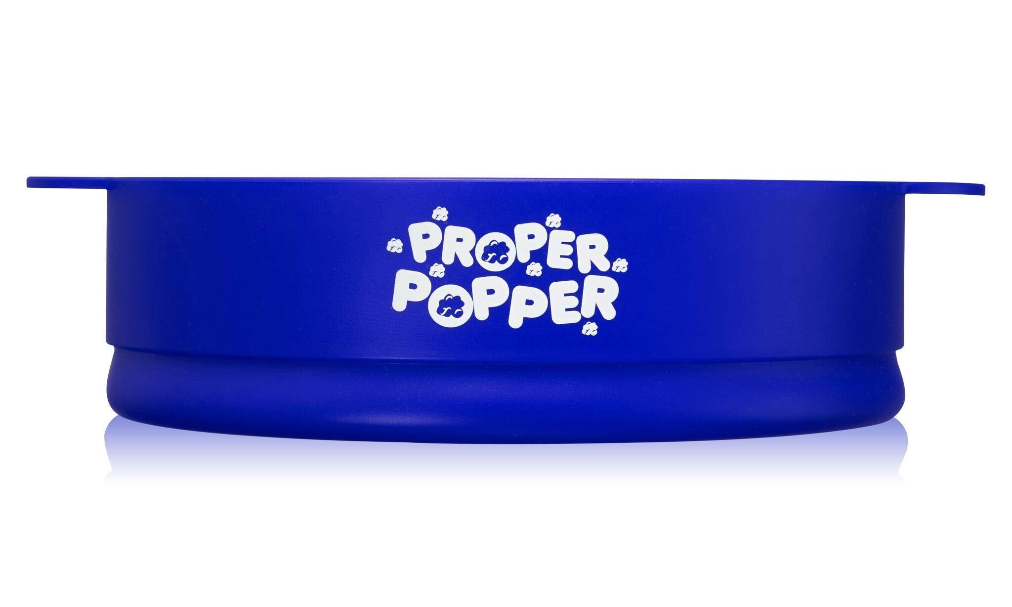 The Original Proper Popper Microwave Popcorn Popper, Silicone Popcorn Maker, Collapsible Bowl BPA Free & Dishwasher Safe - (Aqua)