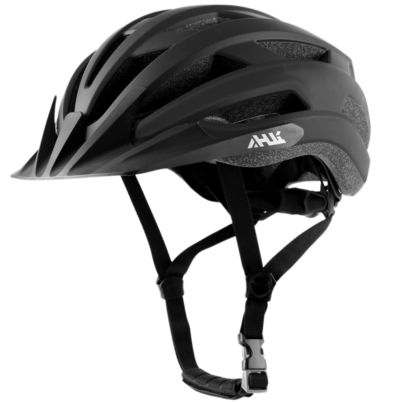 Youth Adult Road Bike Helmet, Men Women Adjustable Mountain Bicycle Helmet with Detachable Visor, 2 Sizes for Age 8-14+ Youth, Kids, Adult