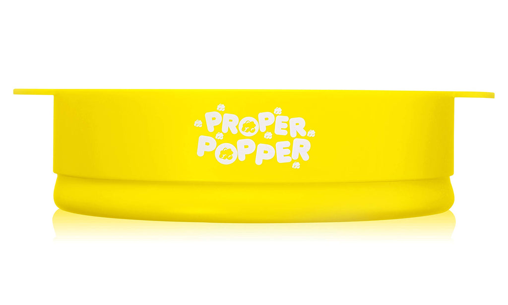 The Original Proper Popper Microwave Popcorn Popper, Silicone Popcorn Maker, Collapsible Bowl BPA Free & Dishwasher Safe - (Aqua)