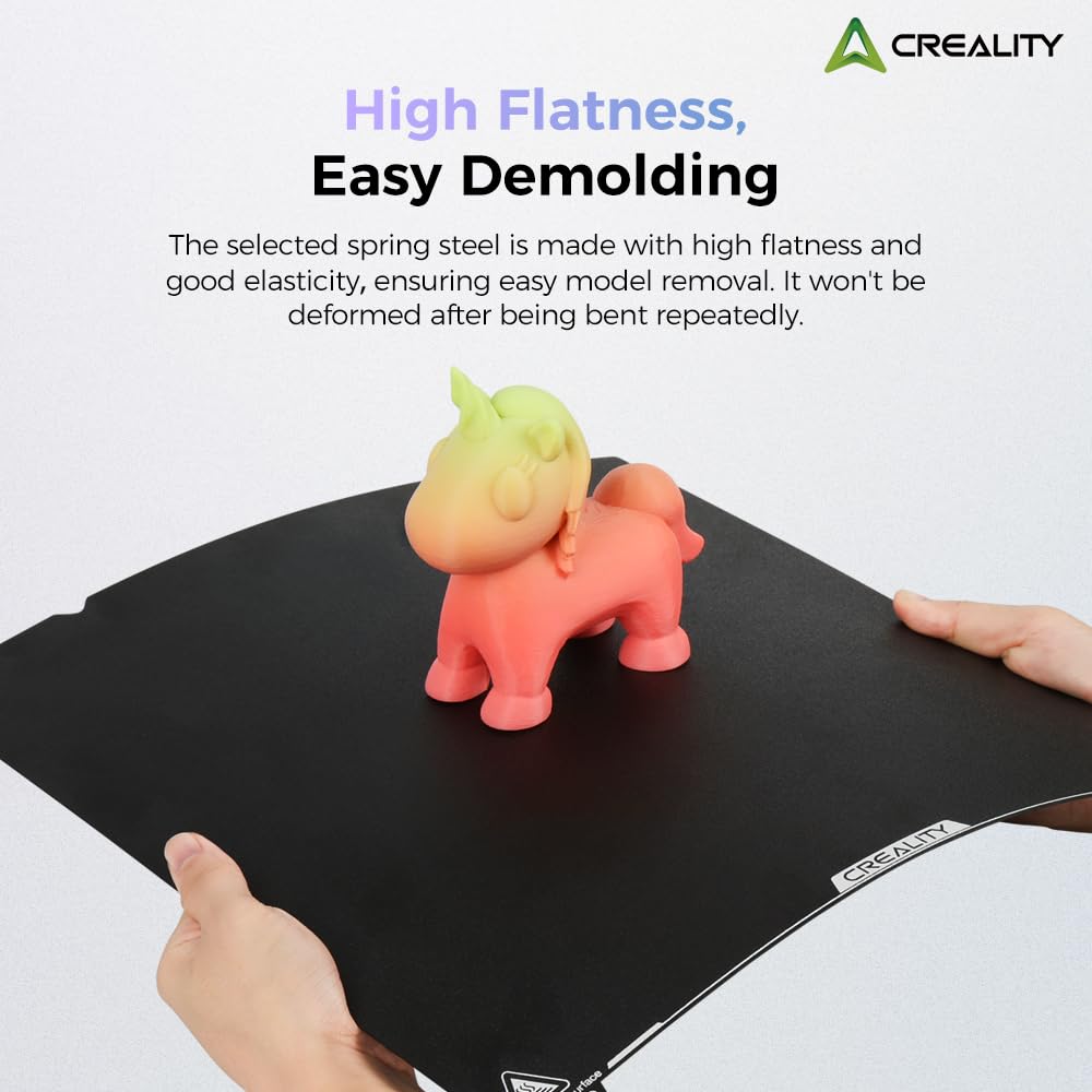 Creality Ender 3 V4 Build Plate, Original PEI Printing Plate Kit 225*250mm, Flexible Spring Steel Magnetic Platform Plate, Easy Print Removal, Heat Resistant For Creality Ender 3 V4 Combo 3D Printer