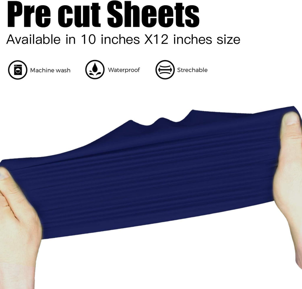JANDJPACKAGING Baby Blue Heat Transfer Vinyl HTV - 10 Sheets Easy to Weed T-Shirt Iron on Vinyl Compatible with Cricut Cutting Machine & Silhouette Cameo, All Craft Cutters
