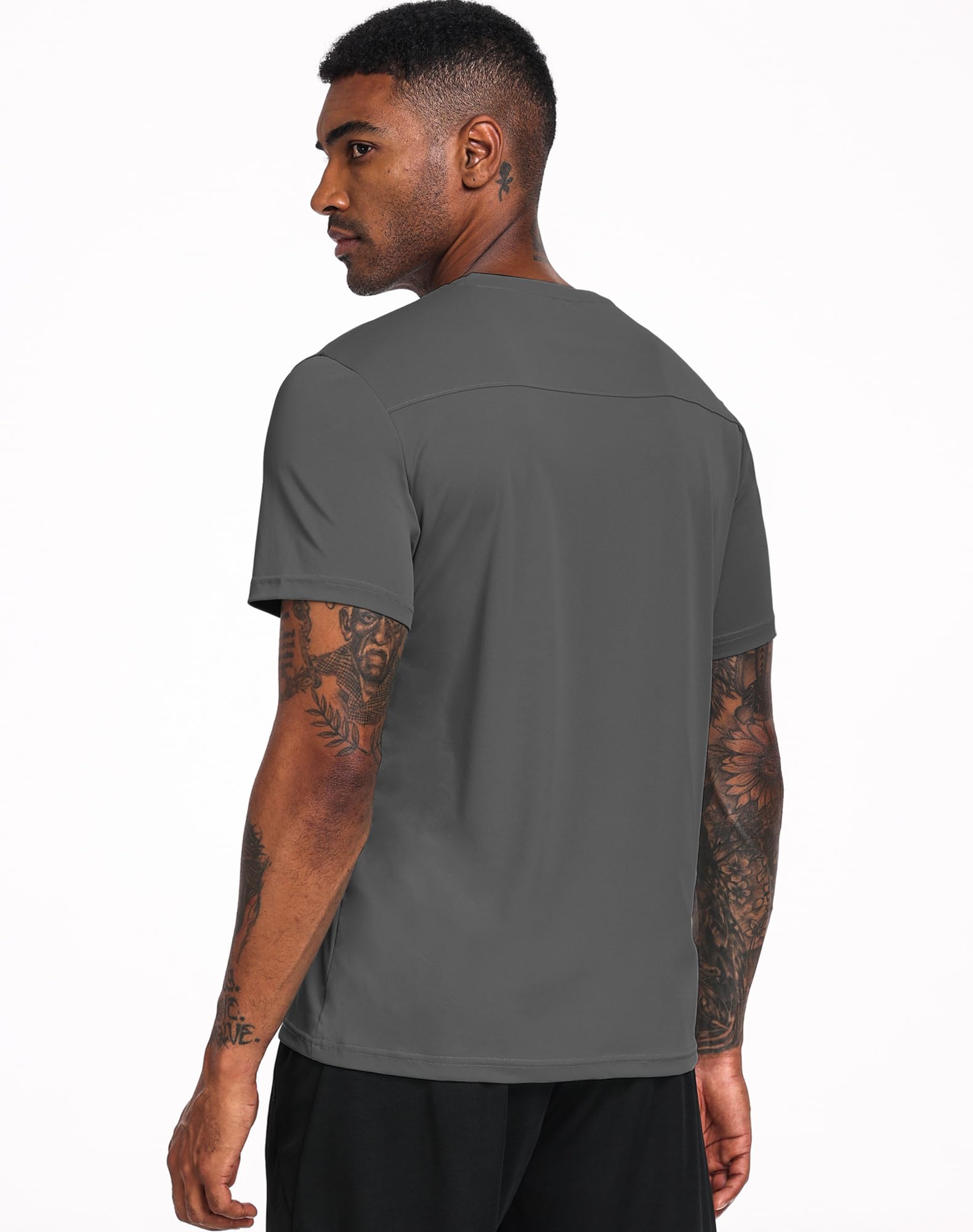 NELEUS Men's Dry Fit Athletic Running Shirt