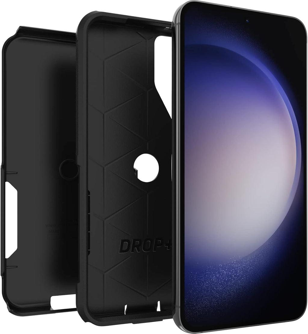 OtterBox Galaxy S23+ Commuter Series Case - BLACK , slim & tough, pocket-friendly, with port protection | Tough