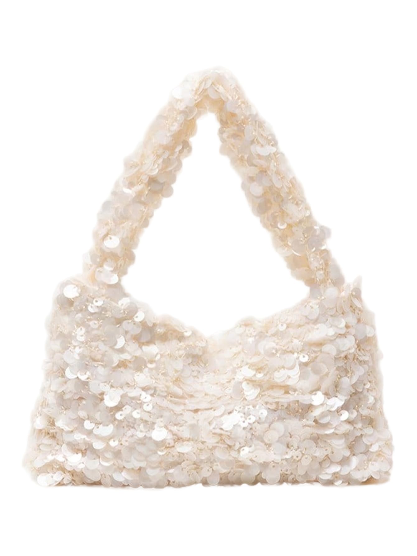 Floerns Women's Elegant Shiny Sequin Bags Sparkly Summer Party Cute Mini Handbag