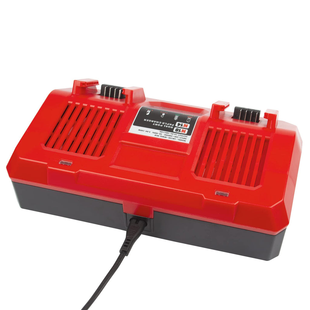 Dual Battery Charger for Mil MK-18 6A Rapid Charger Replacement to Charge 14.4V-18V XC Battery 48-59-1890 48-59-1812 48-11-1850 48-11-1820 48-11-1835 48-59-1802