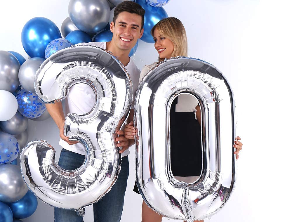 Brown Number 10 Balloons 40 Inch Giant Brown 10 Foil Mylar Balloons for 10th Birthday Anniversary Events Party Decorations