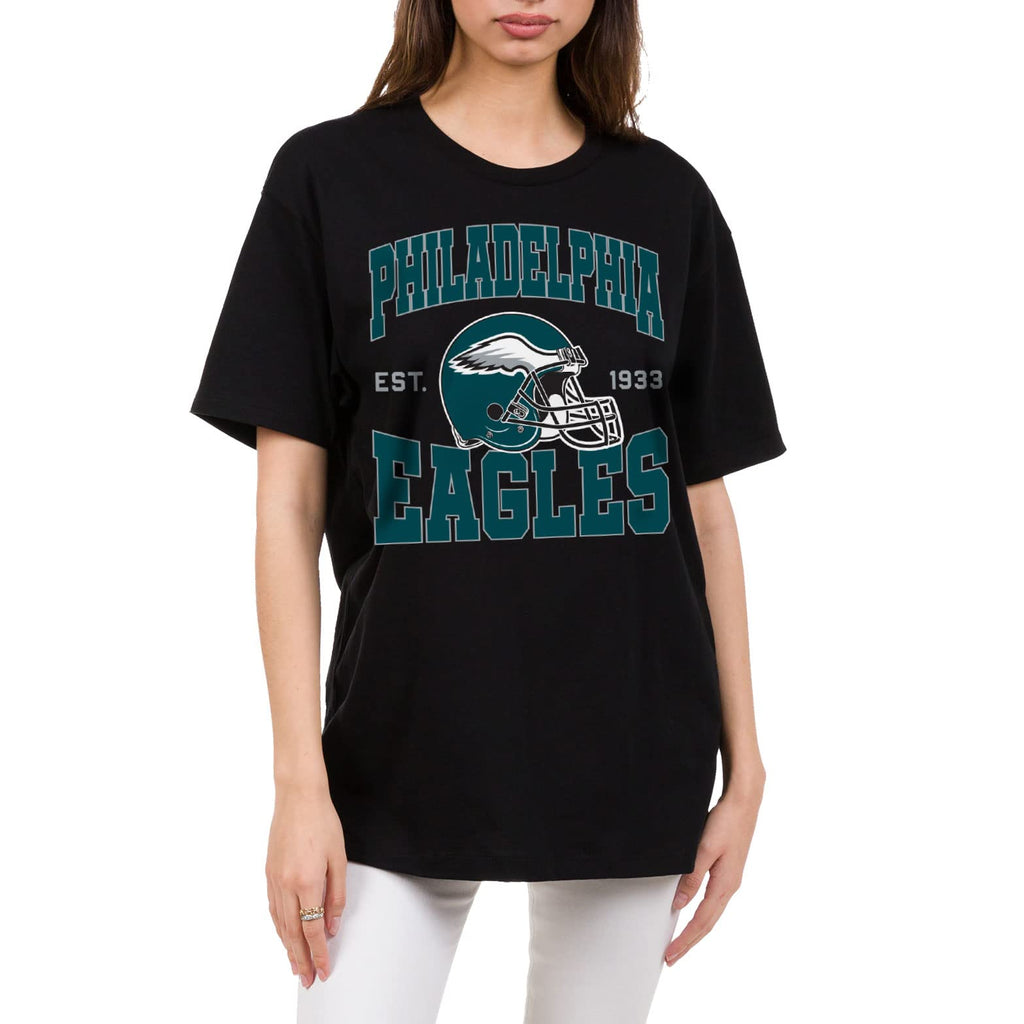 Junk Food Clothing x NFL - Team Helmet - Short Sleeve Fan Shirt for Men and Women - Officially Licensed NFL Apparel