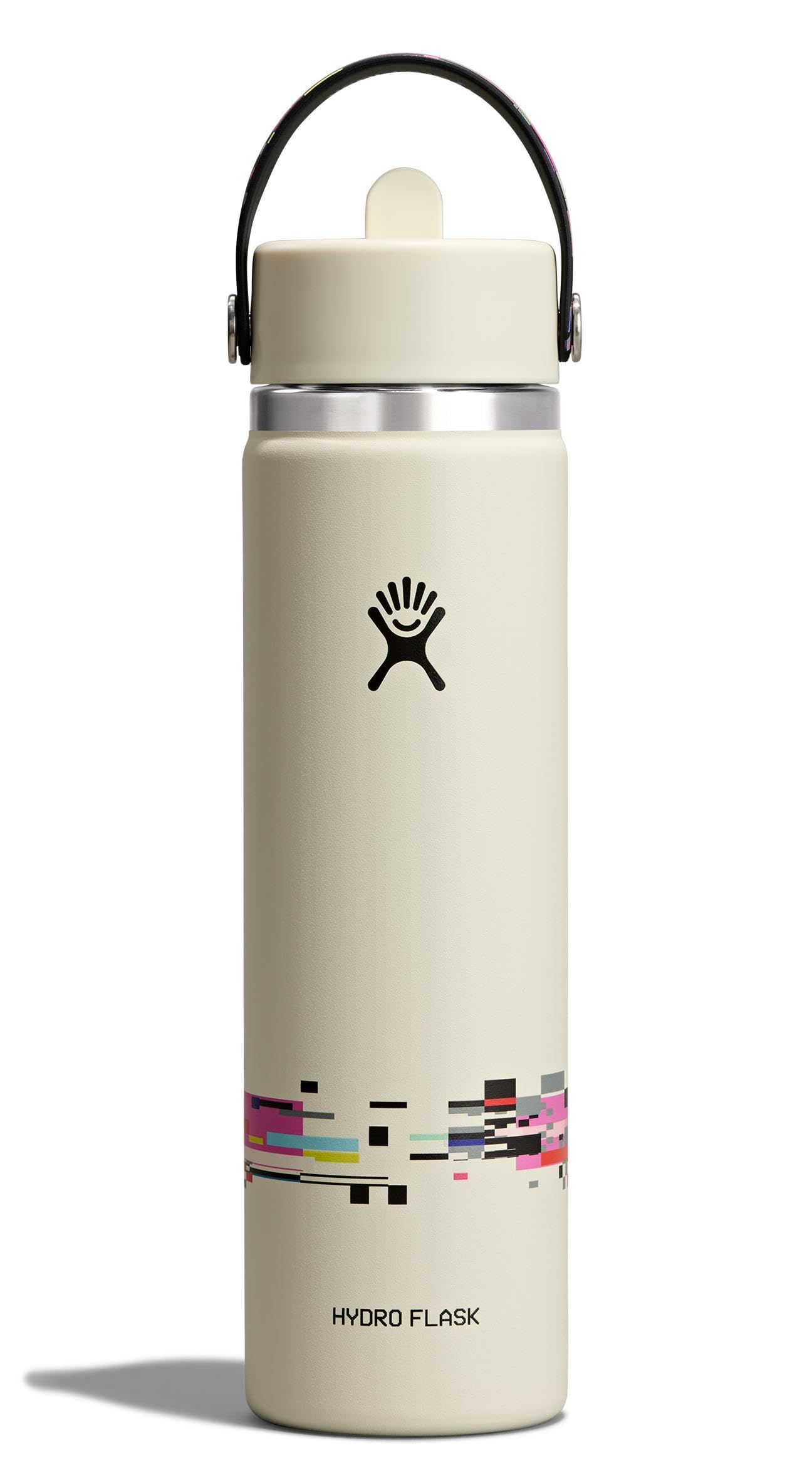 Hydro Flask Water Bottle - Insulated Stainless Steel - Wide Straw Lid, Non Spill, Leakproof in 24 Oz Forest Green Arc