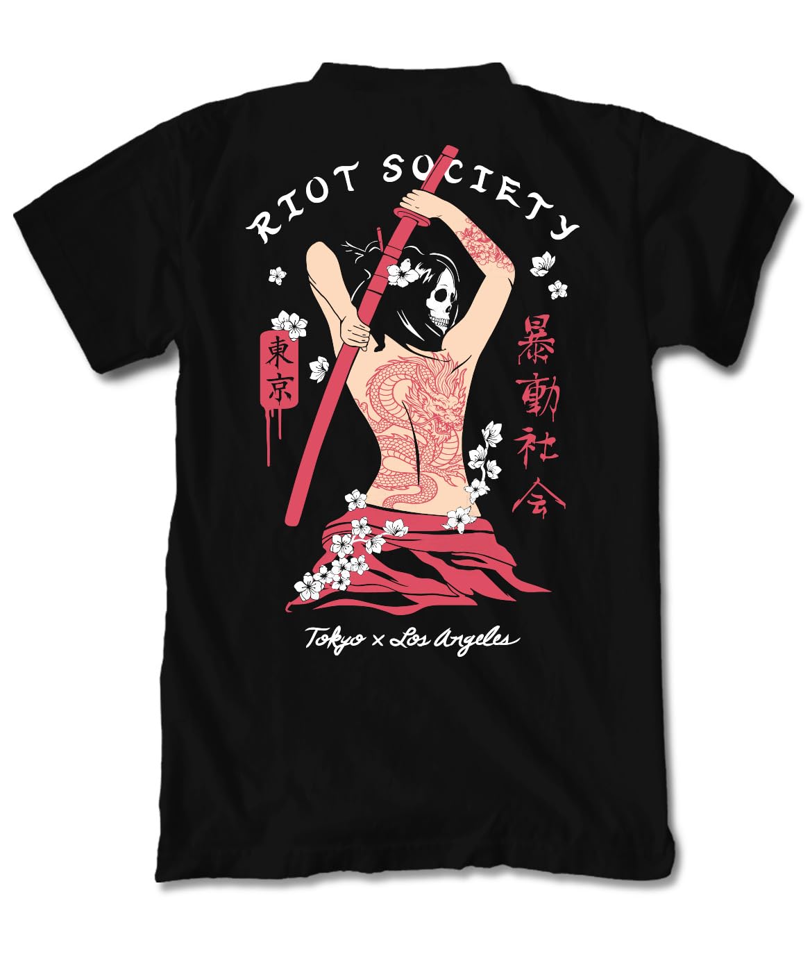 Riot Society Men's Short Sleeve Graphic and Embroidered Fashion T-Shirt