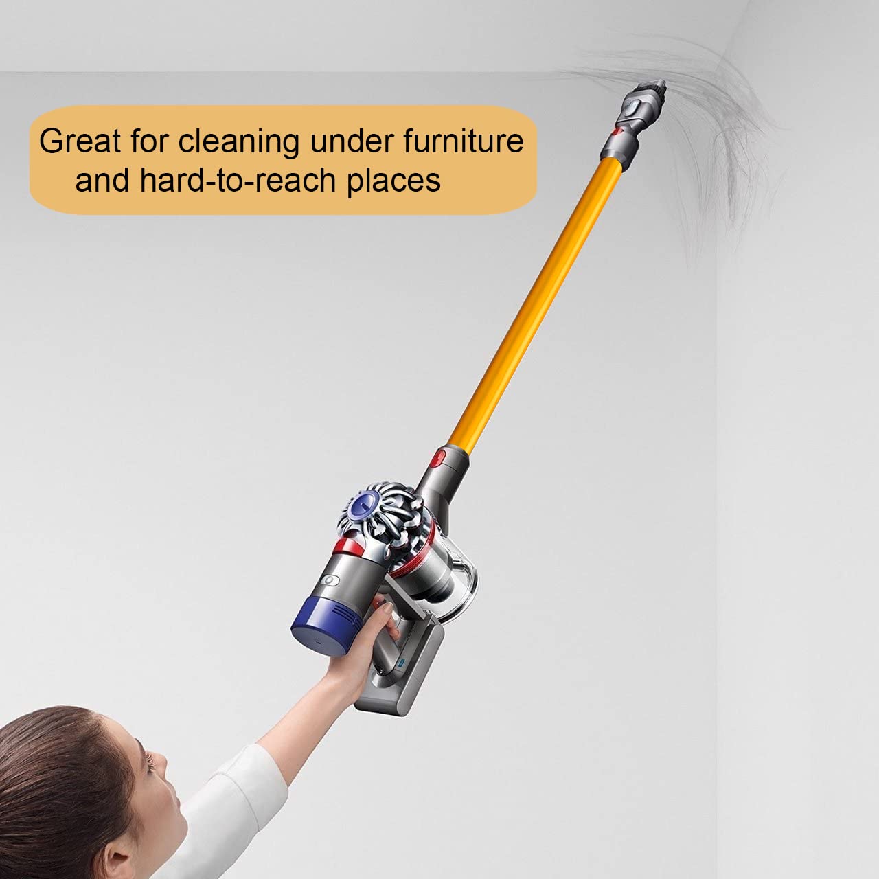 GYLBF Quick Release Wand Compatible for Dyson V15 V11 V10 V8 V7 Stick Vacuum Cleaners, Vacuums Attachment Extension Tube, 28.3 IN (Black)