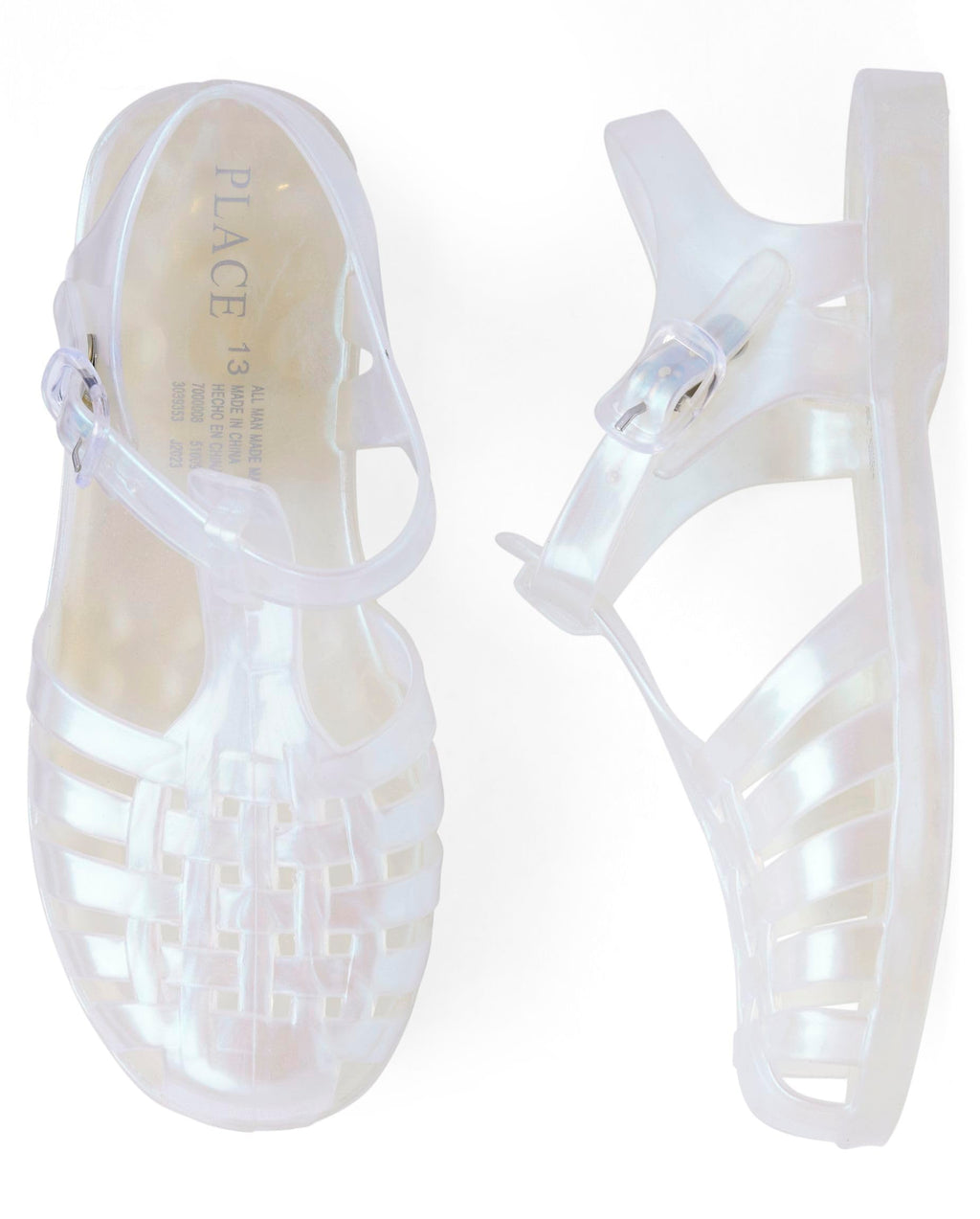 The Children's Place Girls' Girls Jelly Fisherman Sandals