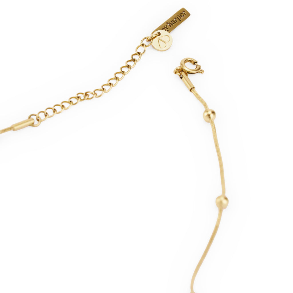 Hey Harper Gold Necklace For Women Trendy Necklace - 14K Golden PVD Coating Waterproof & Sweatproof Non Tarnish Jewelry Chain Necklaces