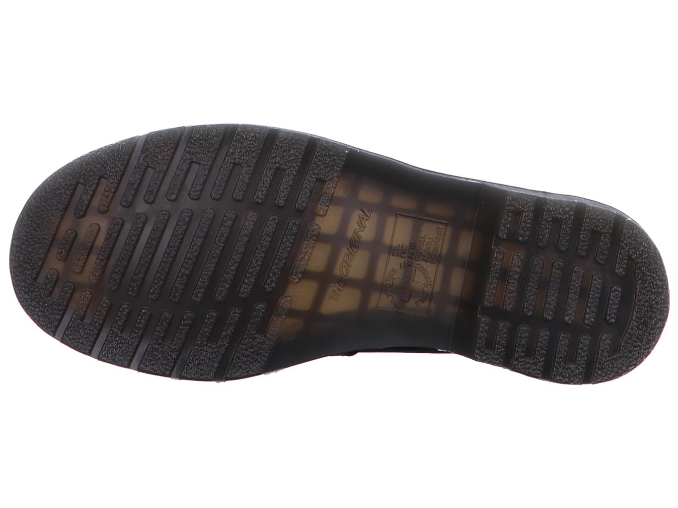 Dr. Martens Unisex Adult Adrian Yellow Stitch Leather Loafers