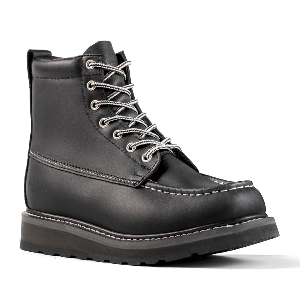 Men's SureTrack 6" & 8'' Leather Soft Toe Work Boot for Men, Welt Construction, Oil/Slip Resistant, Wedge Sole, Moc Toe Men's Work Boots, EH, 84994 & 86994