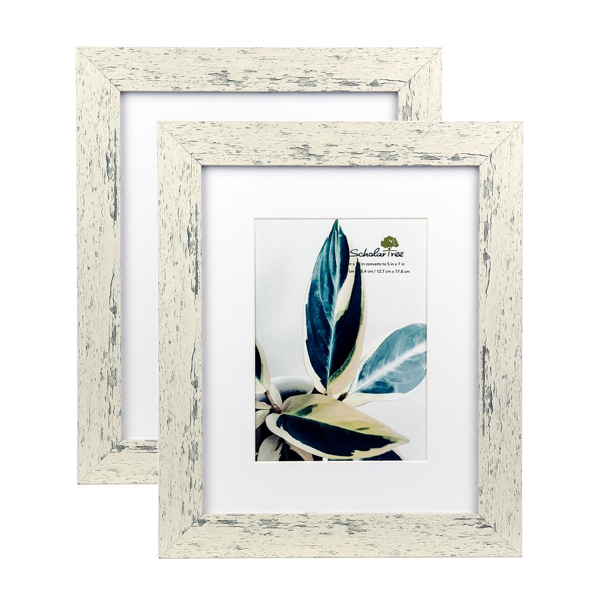 5x7 Picture Frame Gold, Display 5x7 without Mat or 4x6 with Mat, Wall Gallery Photo Frames