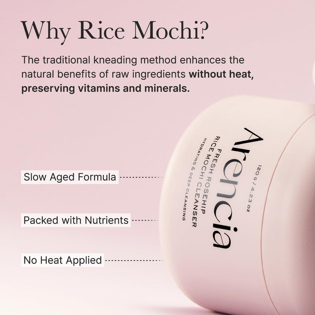 Arencia Calendula Rice Mochi Fresh Cleanser - Moisturizing & Deep-Cleansing (1.76oz)