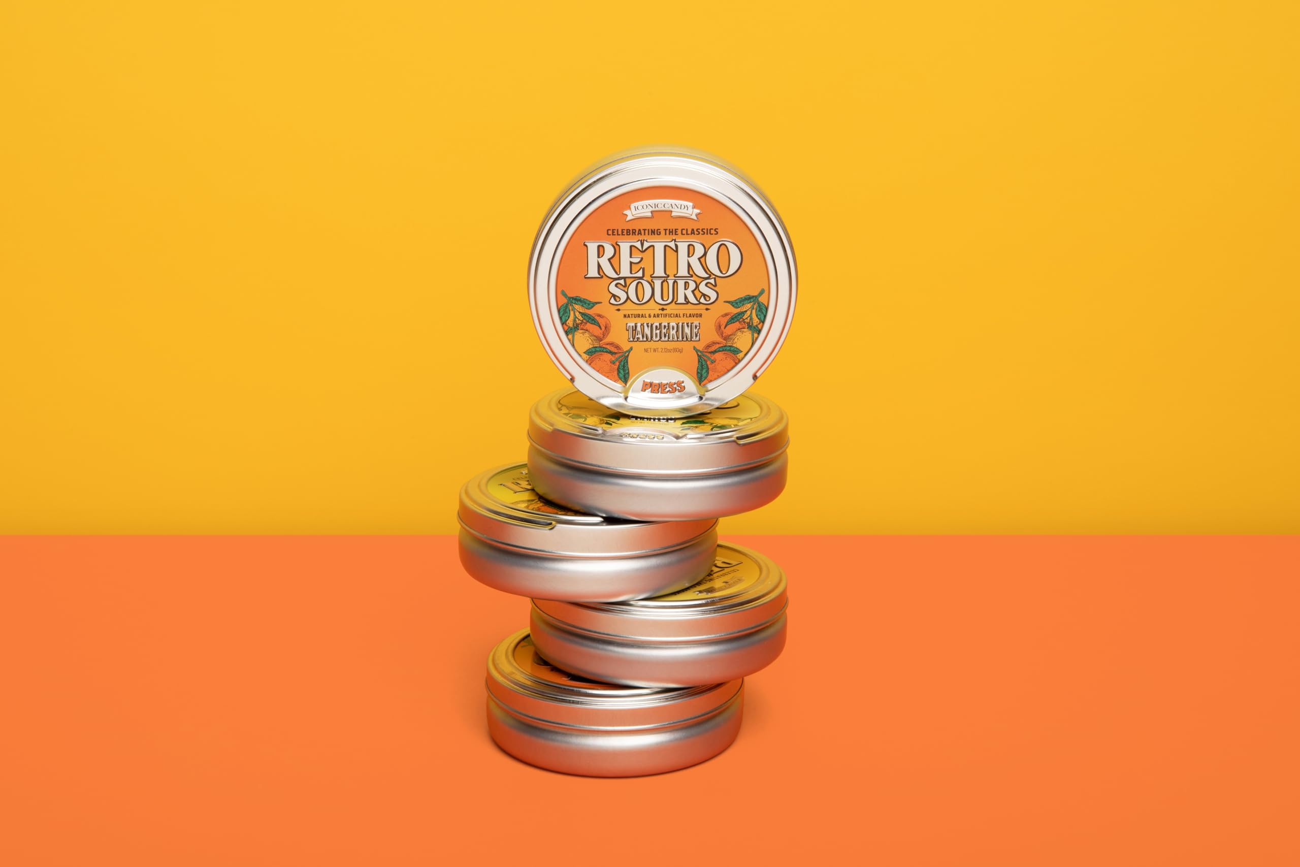 Retro Sours | Hard Tangy Candy | Brought To You By Iconic Candy (1, Red Apple)