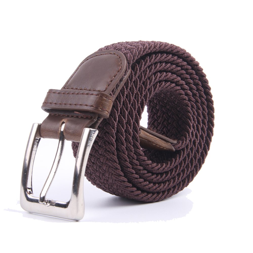 Gelante Canvas Elastic Fabric Woven Stretch Multicolored Braided Belts
