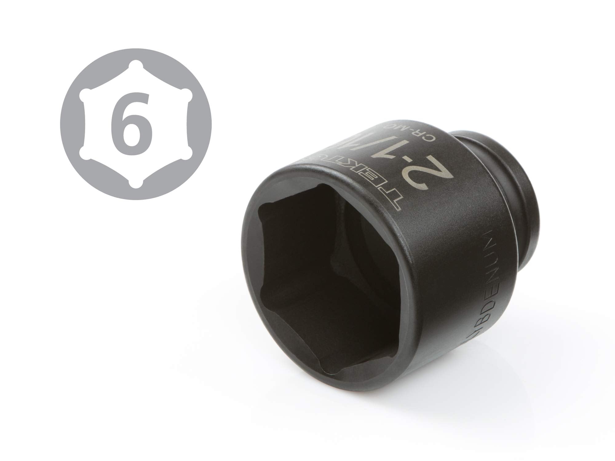 TEKTON 3/4 Inch Drive Deep 6-Point Impact Socket Set with Case, 7-Piece (13/16-1-1/2 in.) | 4890